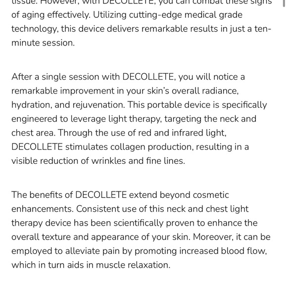 Décollété Neck & Chest Mask - White - Picture 9 of 10